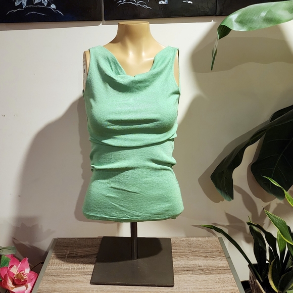 SOLD Michael Stars Y2K Cowlneck Sleeveless Top - Picture 4 of 5